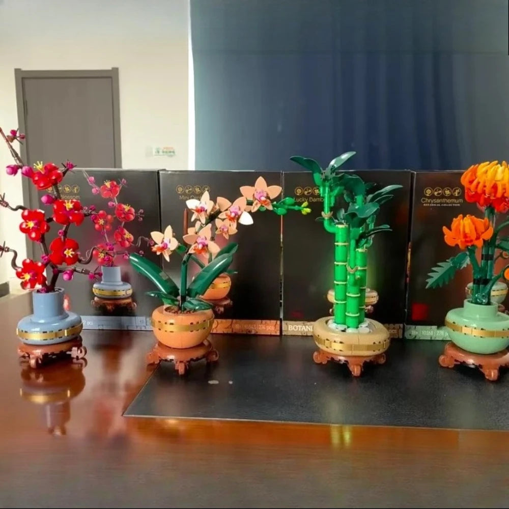 Buchet de Flori EterniBrix – Colecția Botanică (Set Construcție)