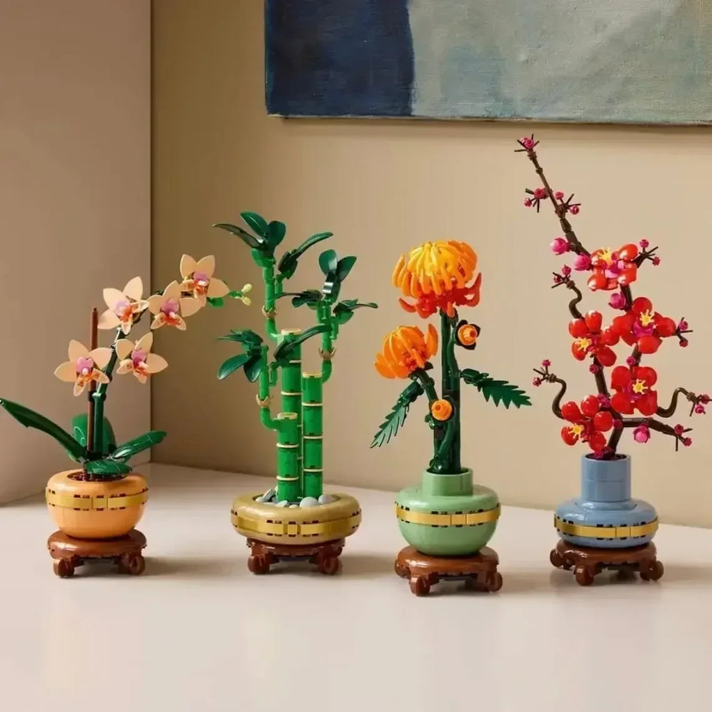 Buchet de Flori EterniBrix – Colecția Botanică (Set Construcție)