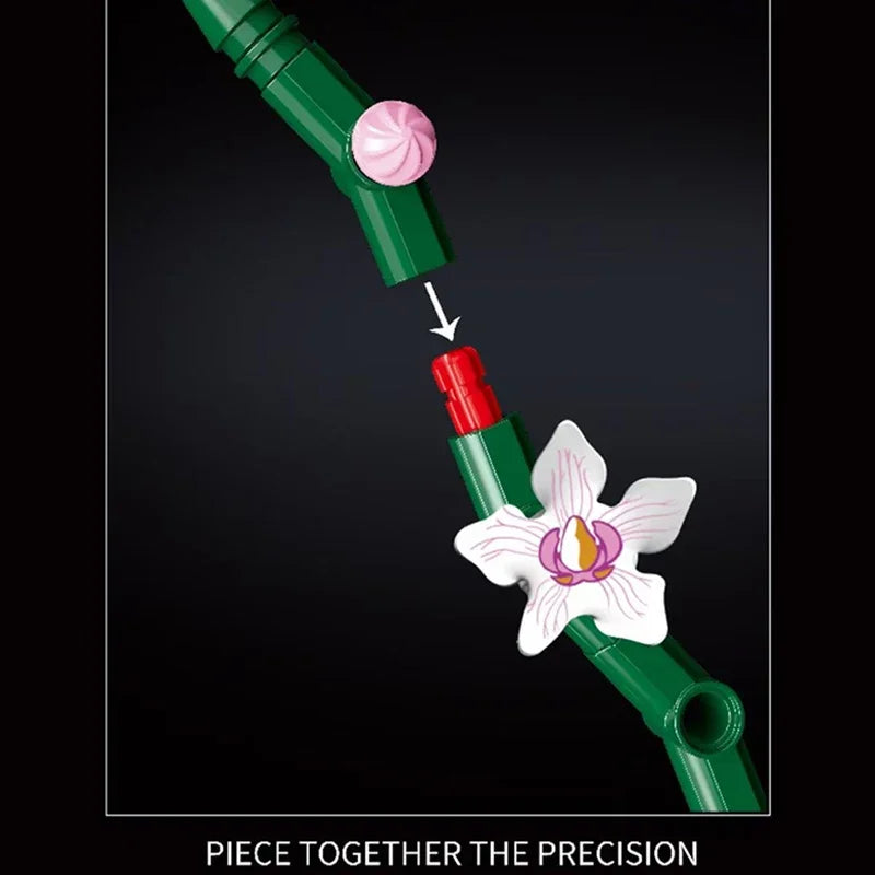 Set Construcție Orhidee Botanică (Model 10311)