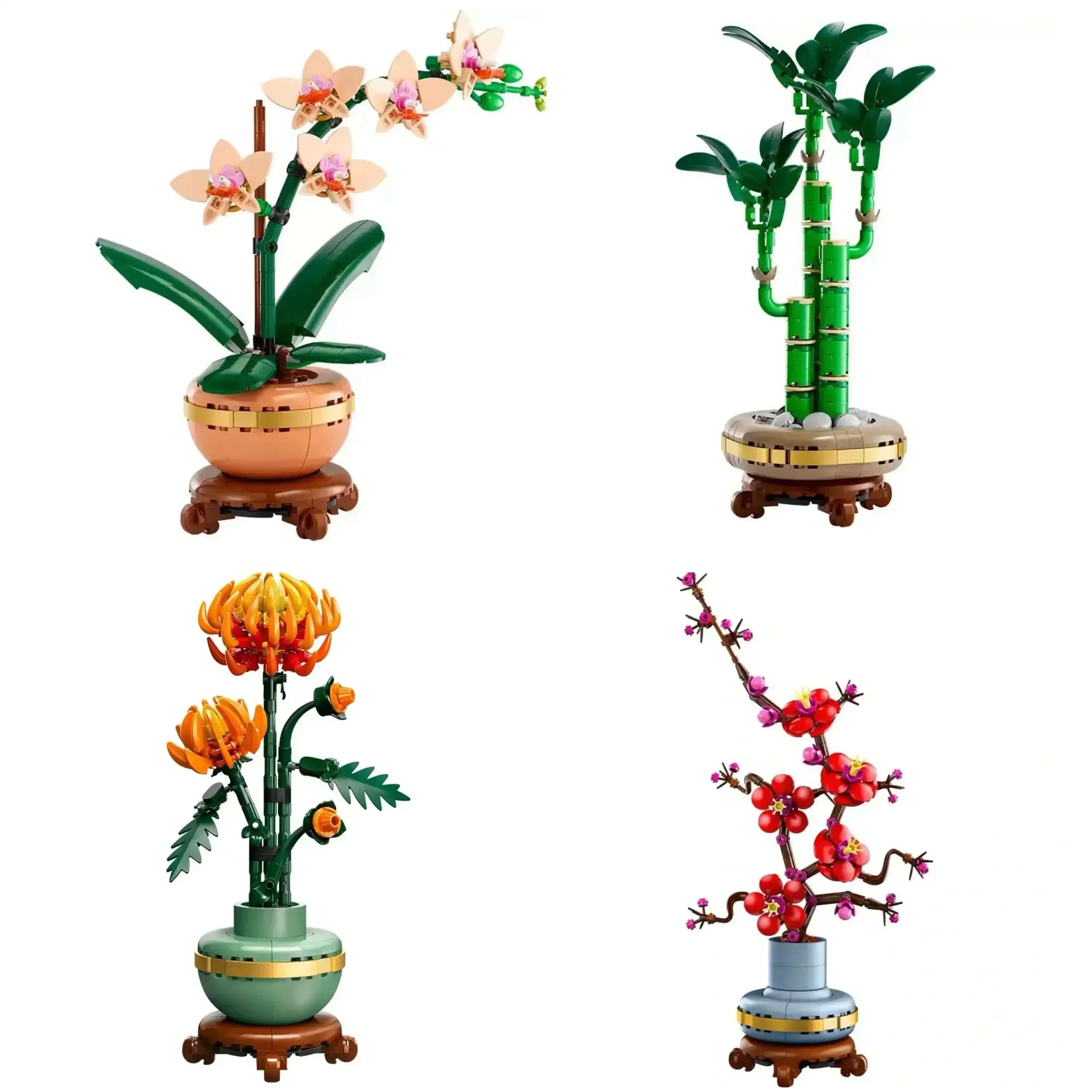 Buchet de Flori EterniBrix – Colecția Botanică (Set Construcție)